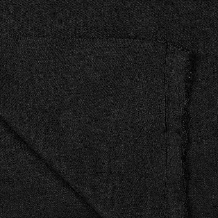 Ткань Хлопок крэш, 1 м х 150 см, 90 г/м², цвет: черный, TBY — картинка 5