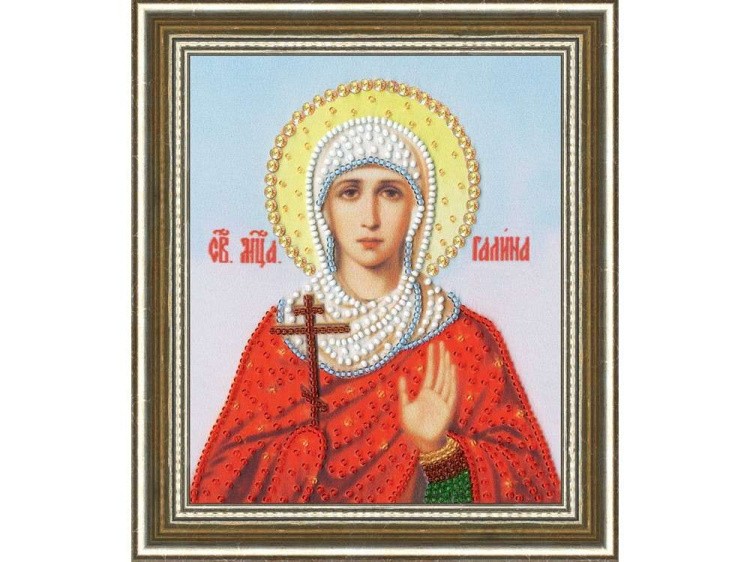 Набор вышивки бисером «Икона Святой Мученицы Галины» — картинка 2