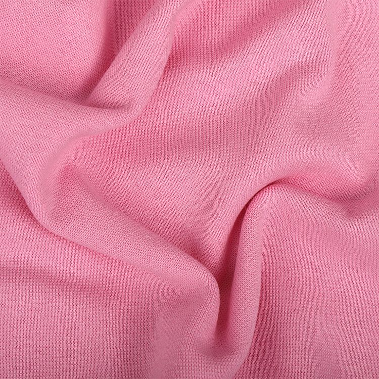 Ткань трикотаж Рибана с лайкрой, 3 м, ширина 80-90 см, 215 г/м2, опененд, цвет: роза, TBY — картинка 2