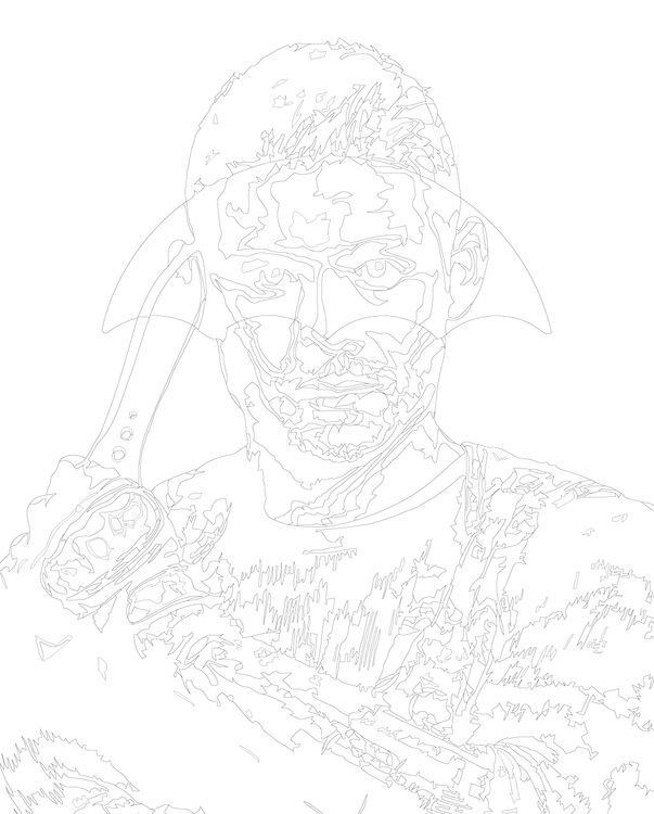 Картина по номерам «Академия Амбрелла: Диего Харгривз - Дэвид Кастанеда» — картинка 3