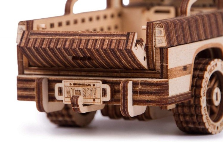 Конструктор из дерева «Пикап WT-1500», Wood Trick — картинка 3