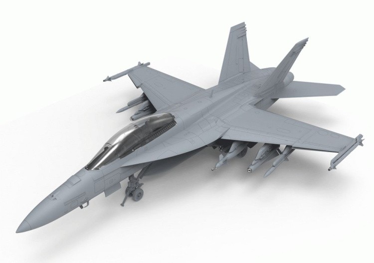 Сборная модель MENG «Самолёт Boeing F/A-18F Super Hornet» — картинка 2