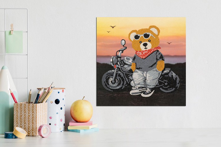 Алмазная вышивка «Постер. Мотоциклист» ALBP-273 постер «Мотоциклист» — картинка 4