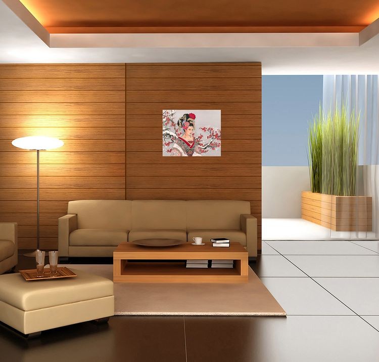 Картина по номерам «Сакура» — картинка 5