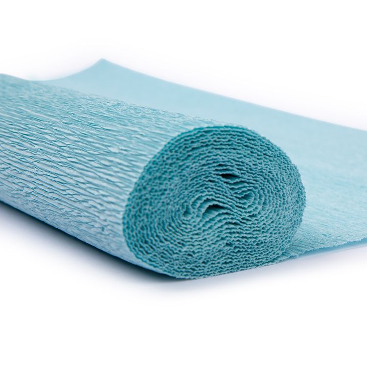 Гофрированная бумага 50х250 cм, 180 г/м2, цвет: 20/E3 голубой, Blumentag — картинка 2