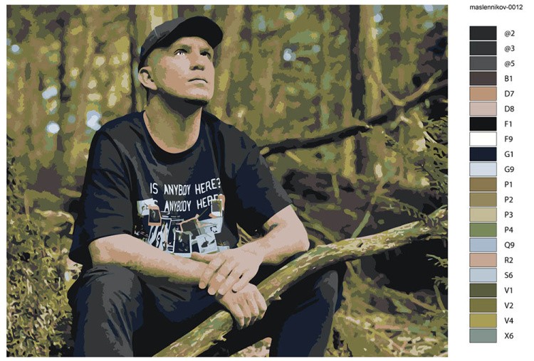 Картина по номерам «Дима Масленников 3» — картинка 2