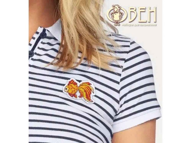 Набор для вышивания «Значок. Рыбка» — картинка 2