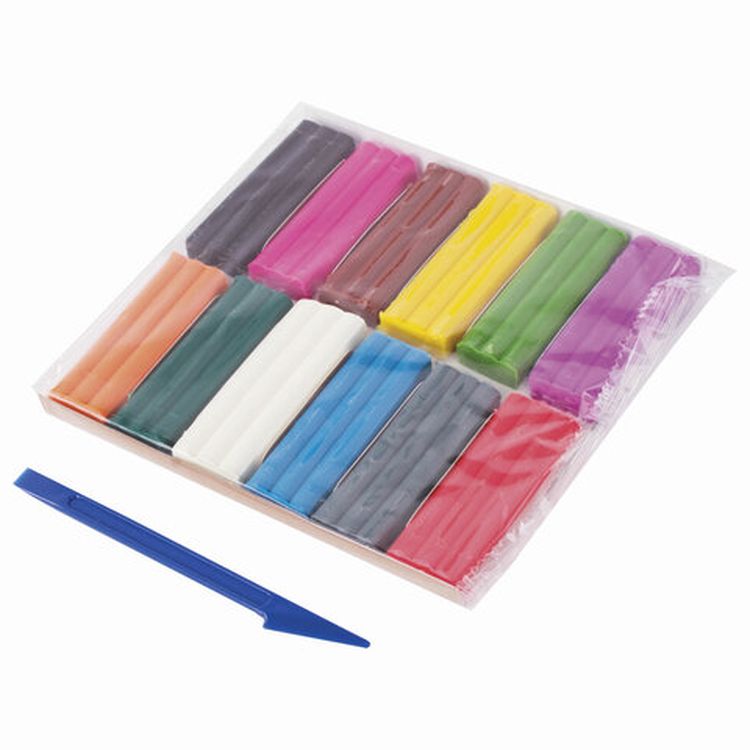 Пластилин восковой Brauberg «Магия цвета», 12 цветов, 180 г, со стеком — картинка 3