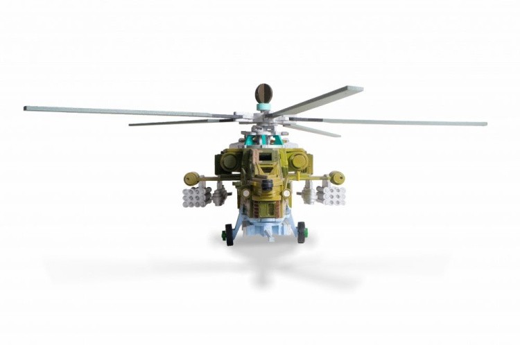 Конструктор из дерева «Ударный боевой вертолет», Армия России — картинка 6