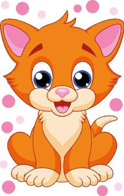 Картина по номерам «Котенок Патрик»