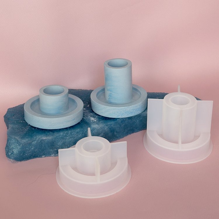 Силиконовый молд - Подсвечник h 6 см, 1 шт. — картинка 2