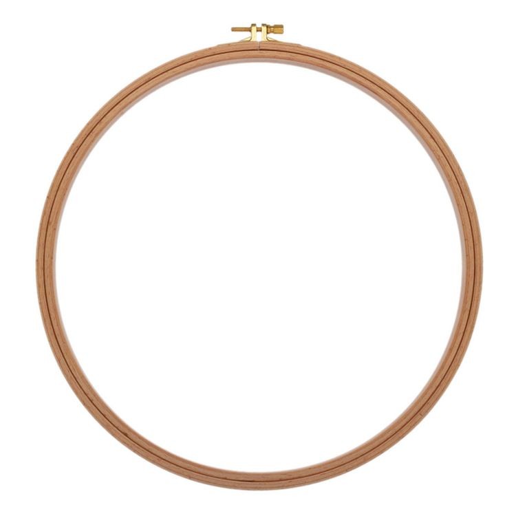 Пяльцы деревянные с винтом, диаметр 28 см, h=24 — картинка 2