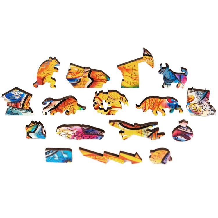 Деревянный пазл Unidragon «Процветающий бык», размер King size (А3) — картинка 4