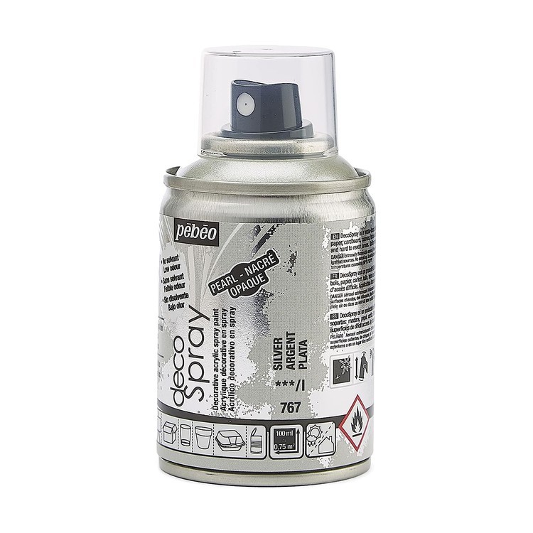 Краска на водной основе decoSpray, 093767 Под серебро — картинка 3