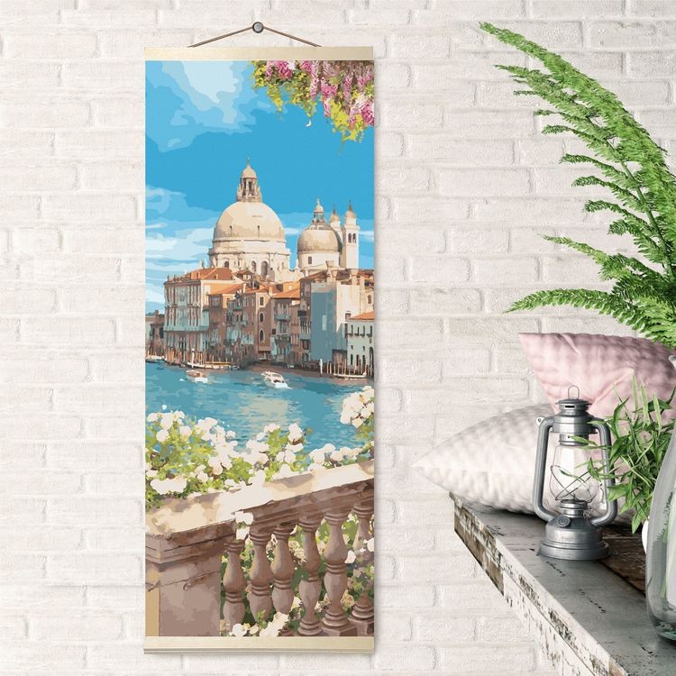 Картина по номерам «Панно. Венеция. Санта-Мария-делла-Салюте»