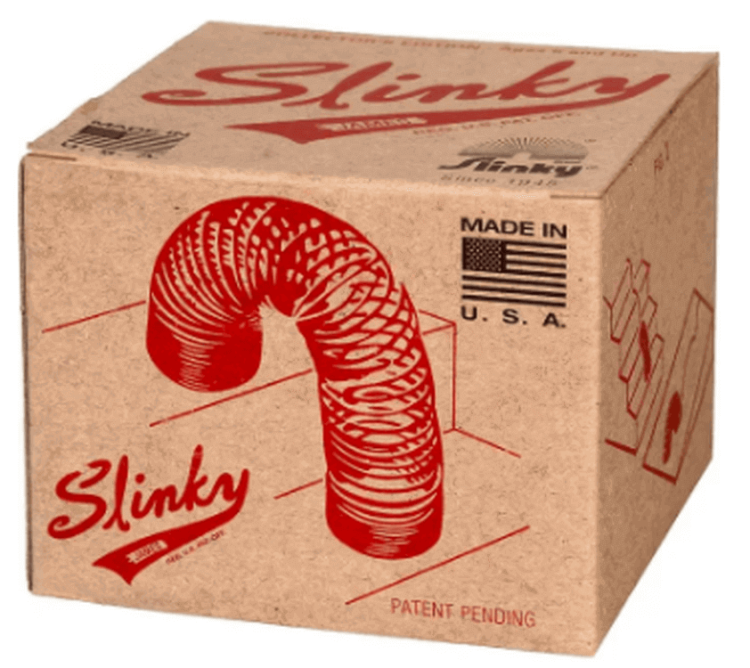 Пружинка Слинки Ретро, черный металл — картинка 4