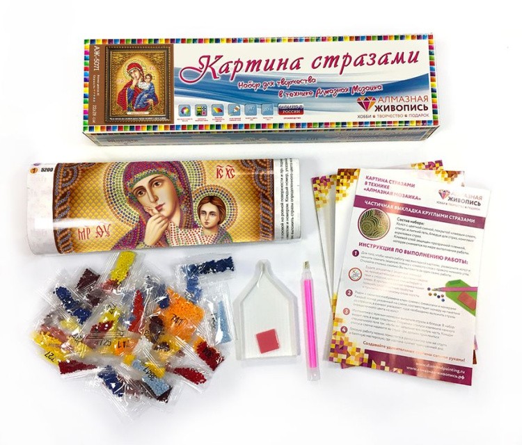 Алмазная вышивка «Икона Отрада и Утешение» — картинка 2