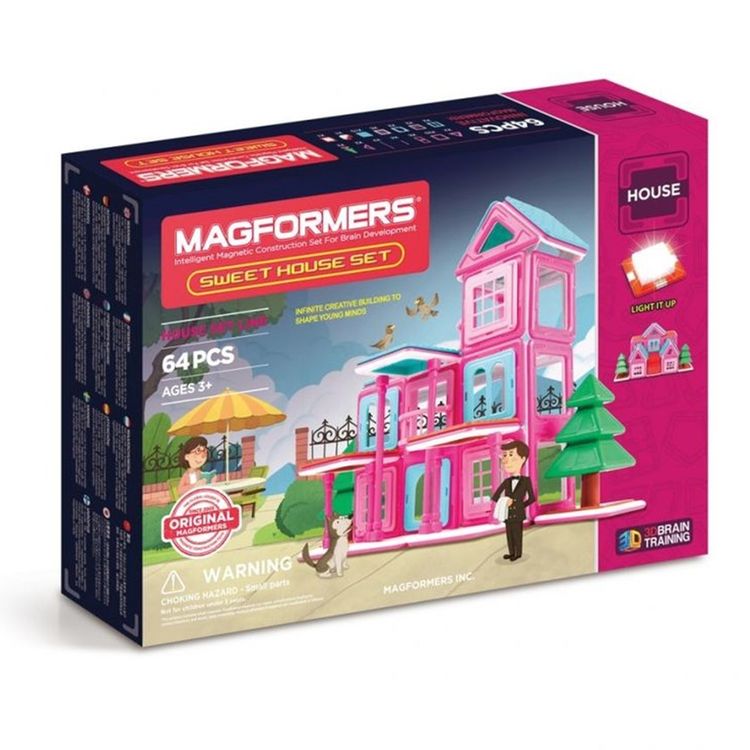 Магнитный конструктор Magformers Sweet House Set (64 дет)