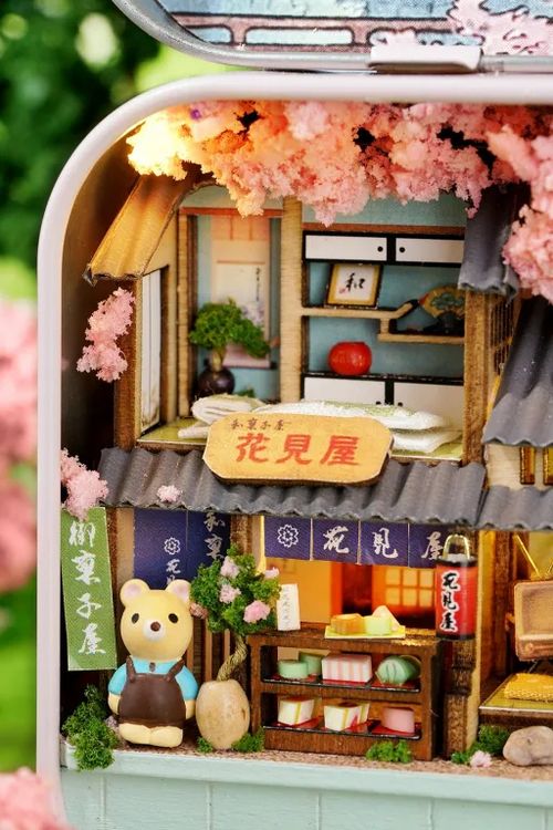 Сборная модель (румбокс) в шкатулке «Вишня в цвету» — картинка 3