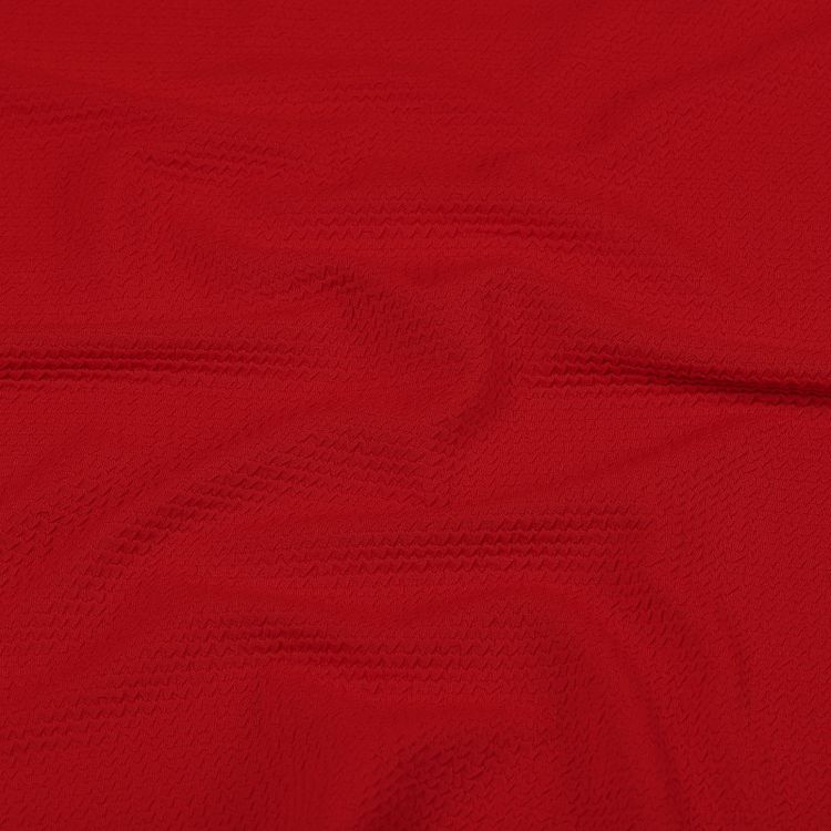 Ткань трикотажная Бифлекс жатка, 6 м, ширина 150 см, 240 г/м², цвет: 8 красный, TBY — картинка 2