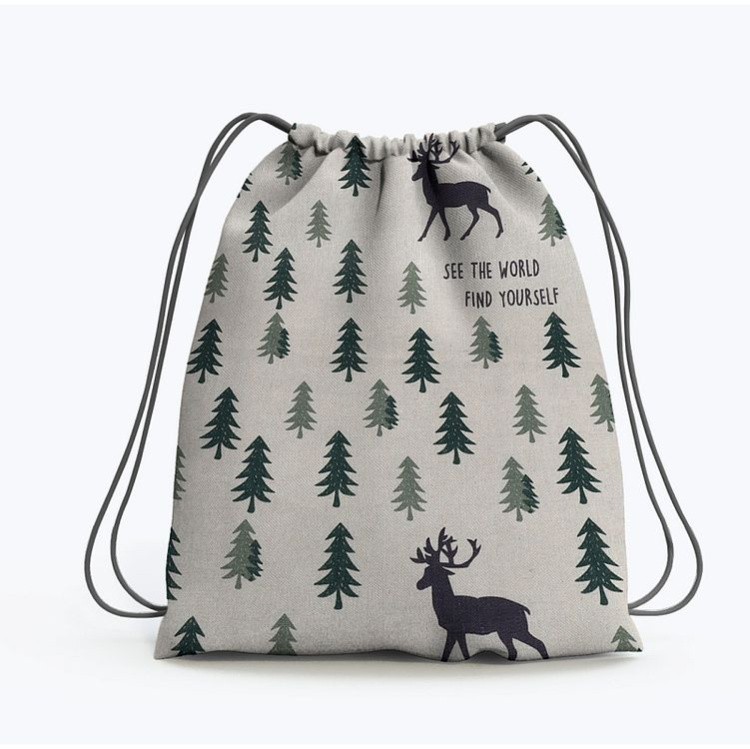 Ткань льняная, 3 м x 150 см, 140 г/м², цвет: бежевый, принт, TBY — картинка 7