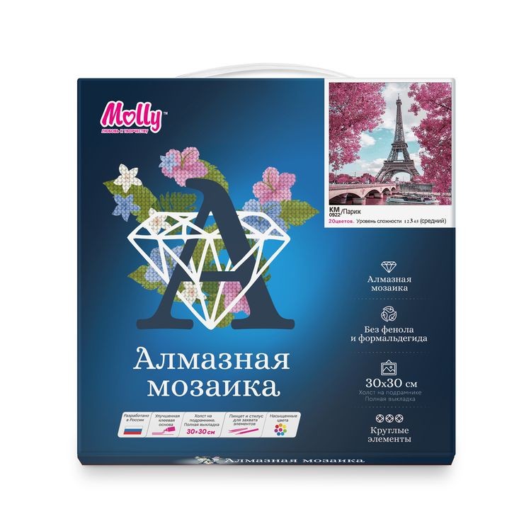 Алмазная вышивка «Париж» — картинка 4