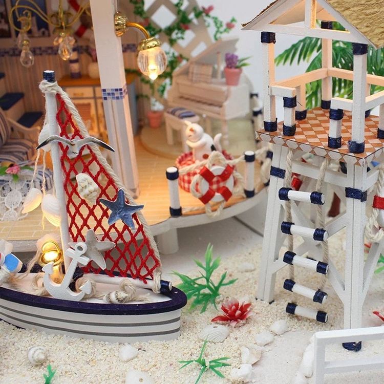 Набор для создания миниатюры (румбокс) «Причал» (русифицированная версия) — картинка 4