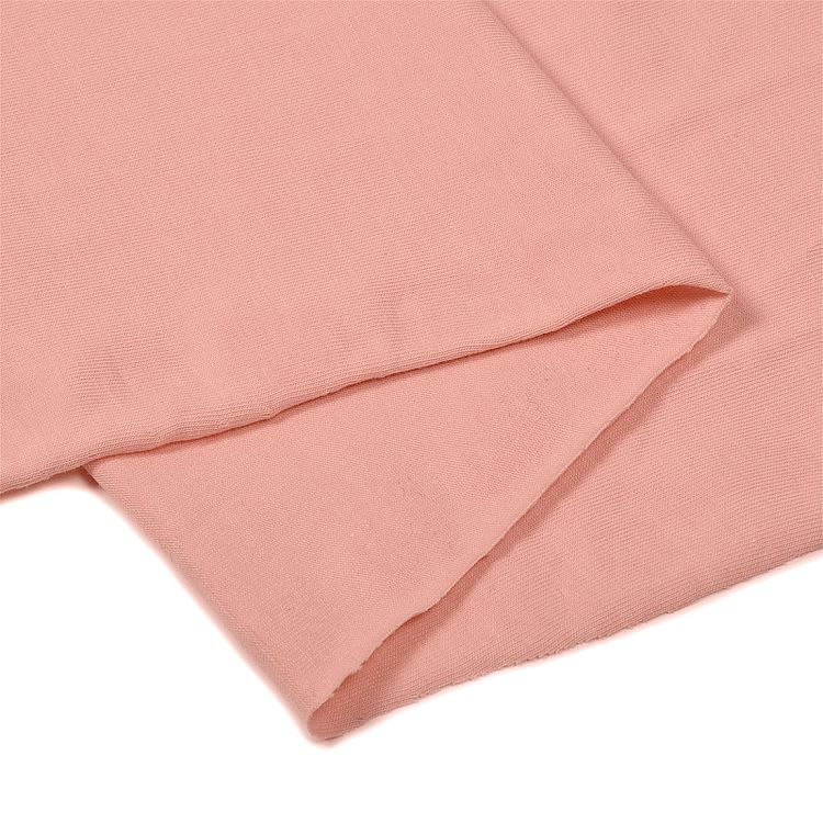 Ткань трикотаж Кулирка с лайкрой, 6 м, ширина 180 см, 190 г/м2, цвет: пудра, TBY — картинка 3