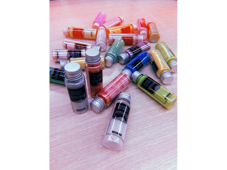Набор пастельных металлических пигментов SAHARA Pastel, 10 шт., Resin Pro — картинка 12