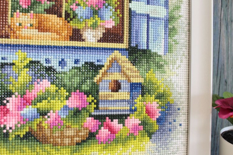 Алмазная вышивка «Окно в лето» — картинка 2