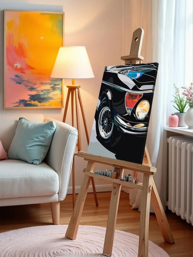 Картина по номерам «Машины: БМВ крупным планом» — картинка 9