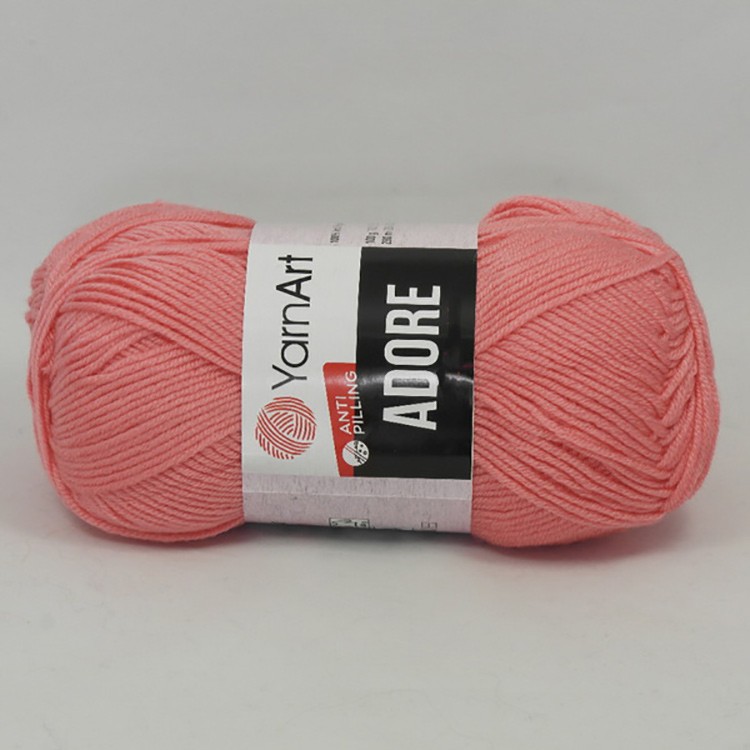 Пряжа YarnArt Adore (366), багровый, 5 шт. по 100 г — картинка 2