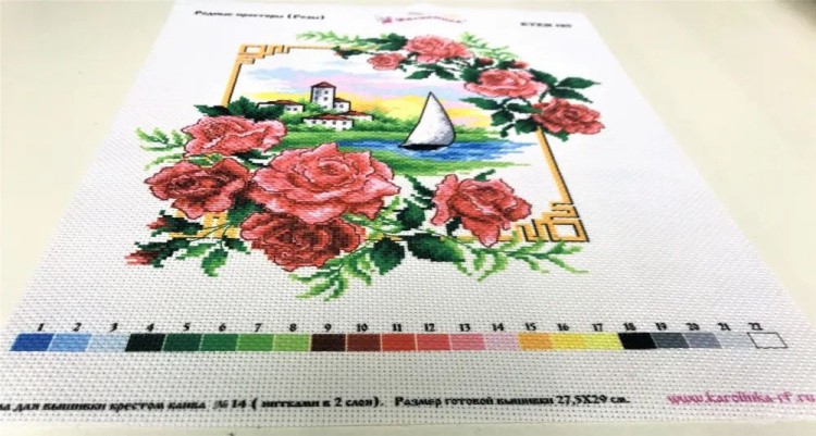 Набор для вышивания «Родные просторы. Розы» — картинка 3