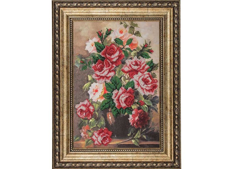 Набор вышивки бисером «Розовая элегия» — картинка 5