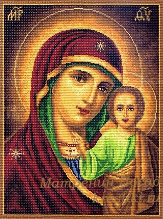 Рисунок на канве «Икона Божей Матери Казанская»