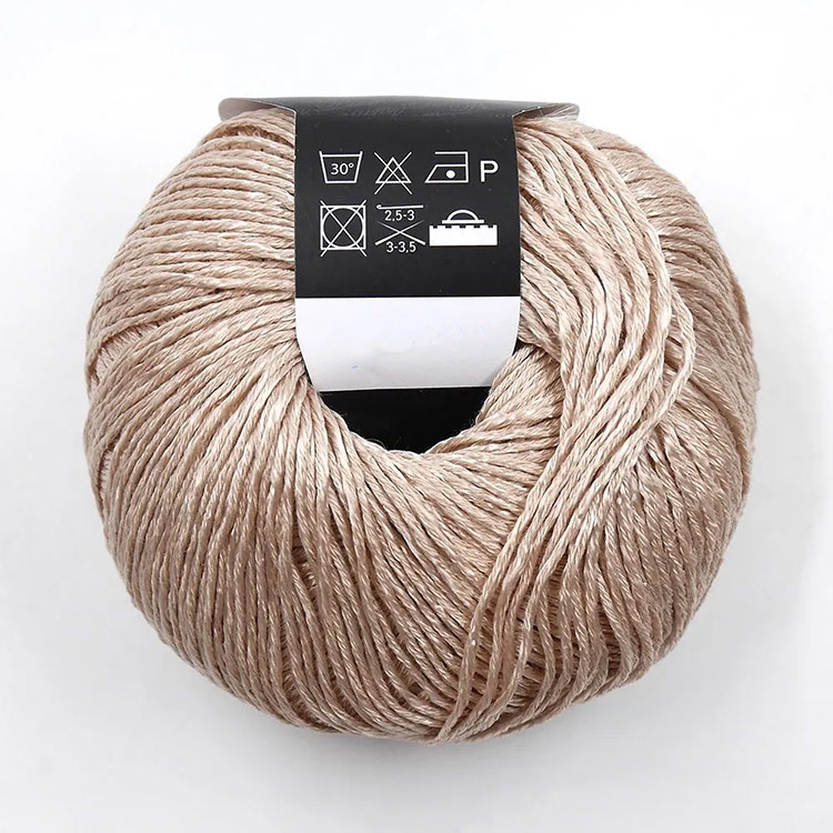 Пряжа SEAM LAMBADA fine (25), светло-бежевый, 5 шт. по 50 г — картинка 3