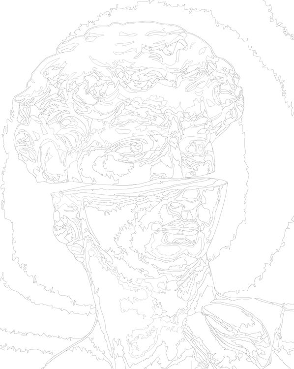 Картина по номерам «Античные статуи: Давид Арт 7» — картинка 2