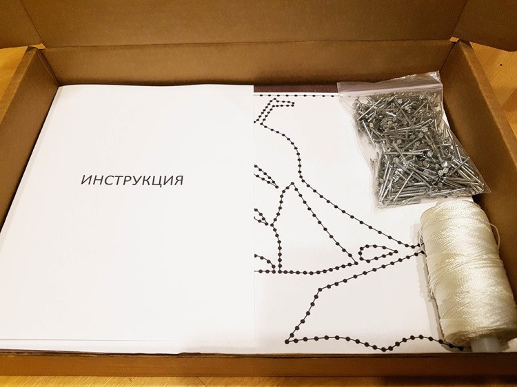 Набор для творчества STRING ART «Парусник» — картинка 3