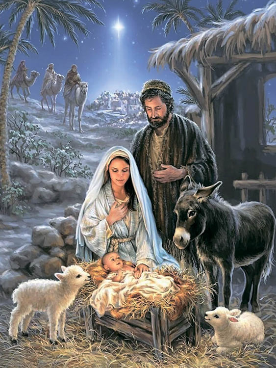 Алмазная вышивка «Рождество Христово»