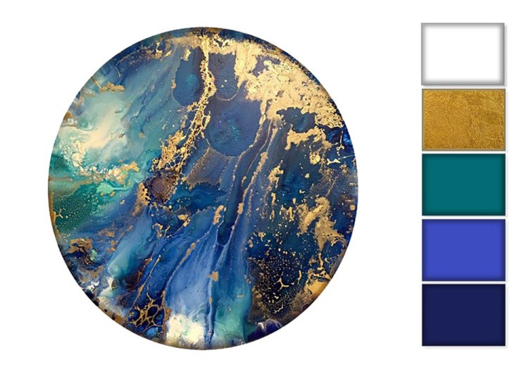 Набор для создания картины эпоксидной смолой Resin Art №1, Art Blong — картинка 8