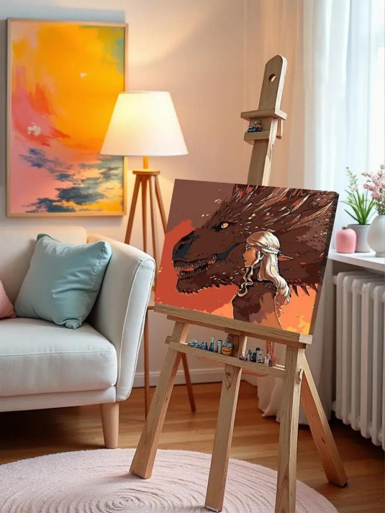 Картина по номерам «Игра престолов: Мать драконов» — картинка 10