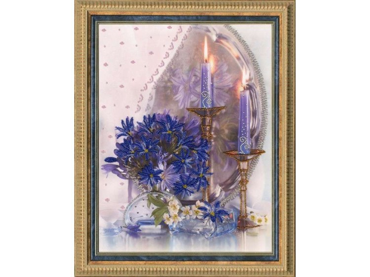 Набор вышивки бисером «Вечер при свечах» — картинка 2