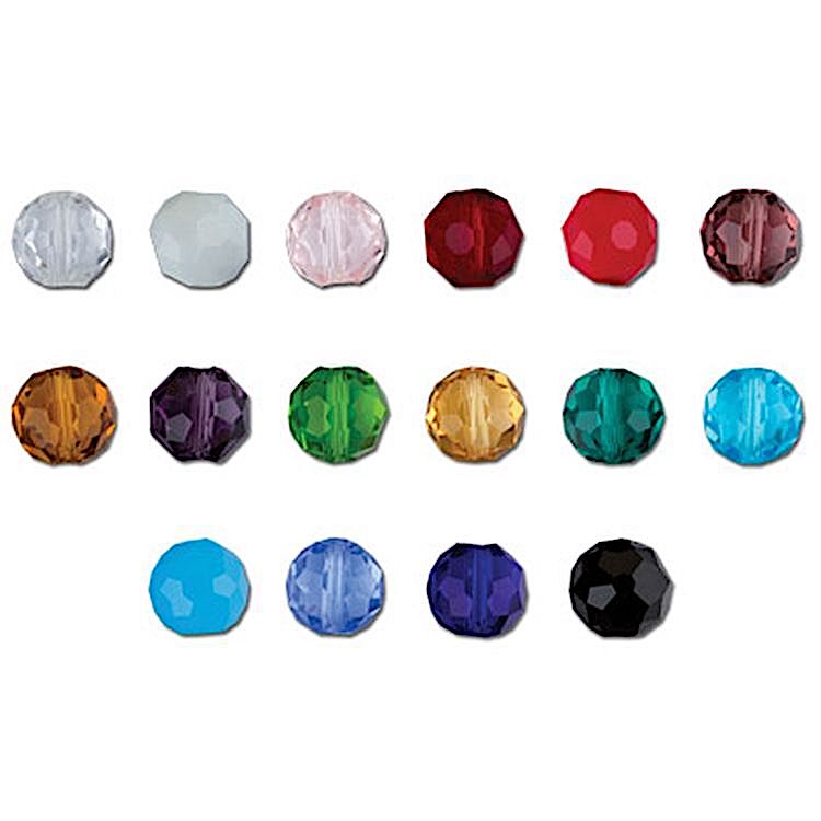 Бусины стеклянные Zlatka 6х4 мм, 22 шт., на нити, стекло, цвет: №01 прозрачный — картинка 3