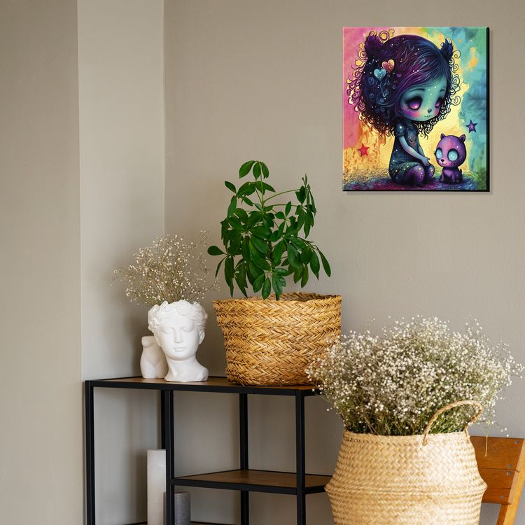 Картина по номерам с поталью «Магическая связь» — картинка 4