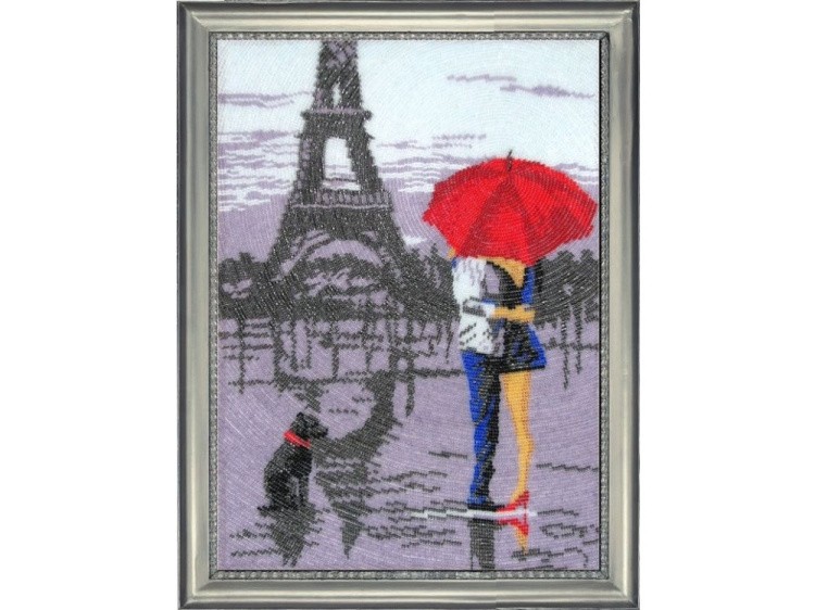 Набор для вышивания бисером «Париж для двоих»