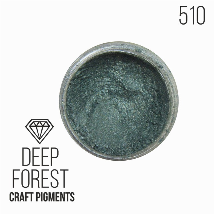 Пигмент минеральный темный лес (Deep Forest) 25 мл, CraftPigments