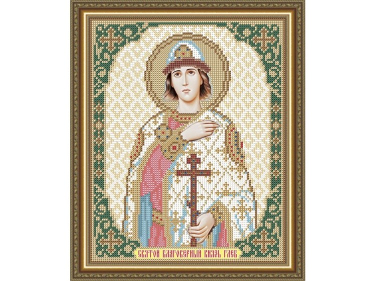 Рисунок на ткани «Святой Благоверный Князь Глеб»