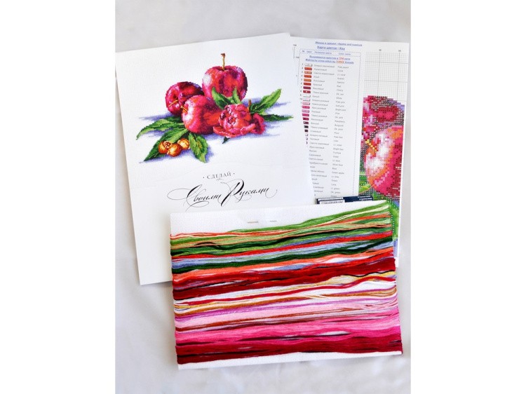 Набор для вышивания «Яблоки и орешки» — картинка 2