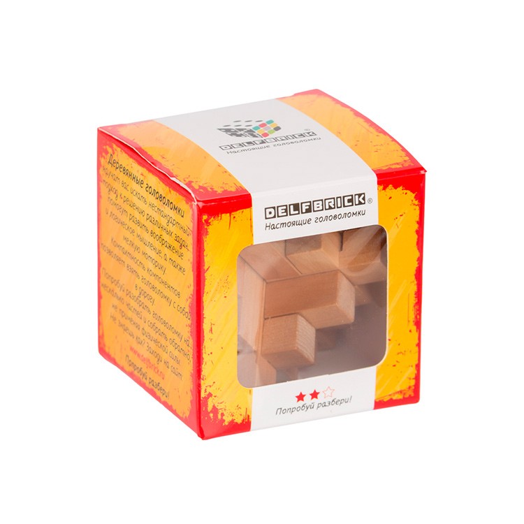 Головоломка деревянная 15 связок, DELFBRICK — картинка 2
