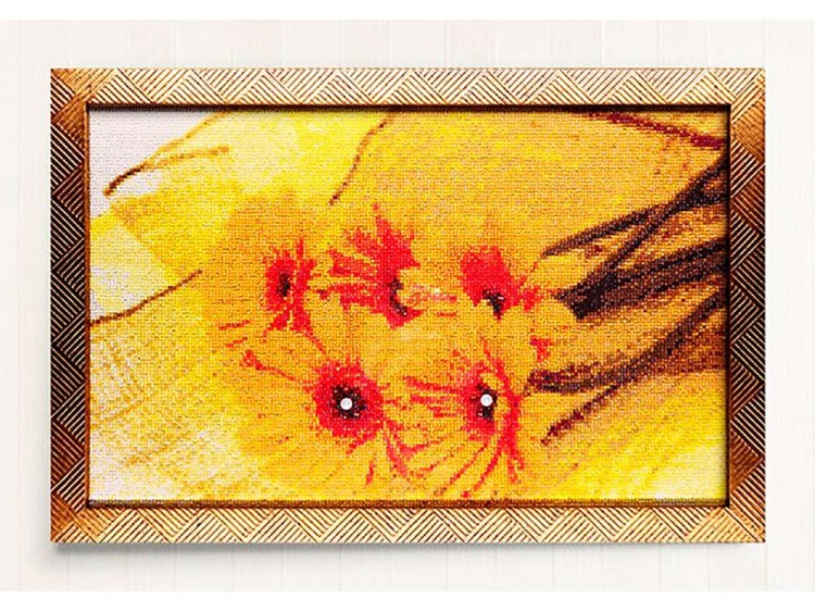Алмазная вышивка «Герберы» — картинка 2